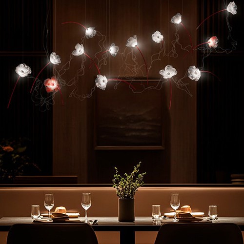 Corp de iluminat Slamp, lustra Poppy Suspension